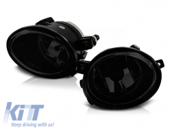 M technik/M3/M5 type fog light kit suitable for BMW 3 Series E46 1998-2005 sedan/coupe/wagon/BMW 5 Series E39 1995-2003 sedan/wagon black, left + right - ABBMFL6009427