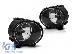 M technik/M3/M5 type fog light kit suitable for BMW Series 3 E92/E93 2007-2009/Series 5 F10/F11 2010-2013 chrome, left + right