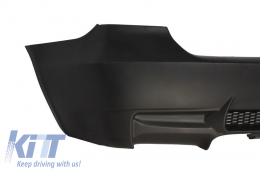 M3 Dizájn hátsó lökhárító PDC nélkül, füstszínű LED hátsó lámpákkal, BMW 3 E90 2005-2008-image-6021348
