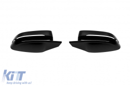 image-25-M3 type mirror caps suitable for BMW 3 Series G20, G21 2019-2022, black lacquer