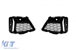 M340 type grille set with black frame suitable for front M bumper BMW 3 Series G20 sedan, G21 touring after 2019 - ABBMBX6009263