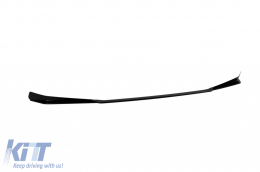 M5 CS type spoiler suitable for front M5 bumper of BMW 5 Series G30 LCI 2021-2023, black lacquer-image-6261186