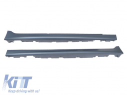 M5 side skirts suitable for BMW 5 Series F10/F11 2010 => - ABBMSS6007196
