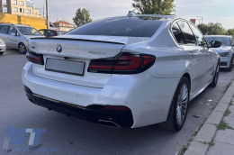 M5 Style csomagtér spoiler BMW 5-ös G30 sedan 2017-2020, fekete lakk-image-6146818