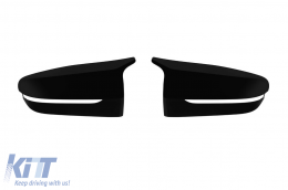 M5 type mirror caps suitable for BMW Series 2 G42, Series 3 G20, G21, Series 4 G22, G23, G26, Series 5 G30, G31, Series 7 G11, G12, Series 8 G14, G15, G16, black lacquer - ABBMMX6009331