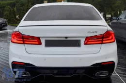 M5 type trunk spoiler suitable for BMW 5 Series G30 after 2017, unpainted-image-6227834