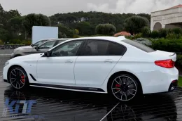 M5 type trunk spoiler suitable for BMW 5 Series G30 after 2017, unpainted-image-6227836