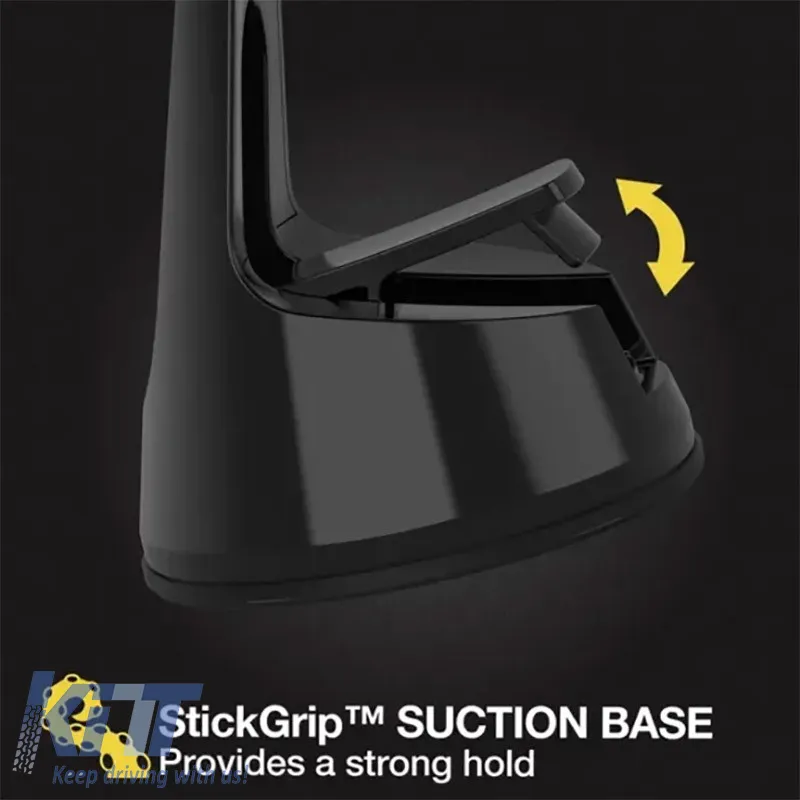 Magnetic Window Dash Mount suitable for Scosche MP2WD-XTSP with Interchangeable Silver Trim and 2 Magic Plates
