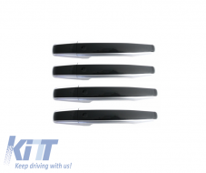 image-76-Maniglia per porte adatta Land ROVER Range ROVER Sport L494 (2012-up) Evoque (2011-up) Vogue L405 (2012-up) Nero / Argento SV Autobiography Design-