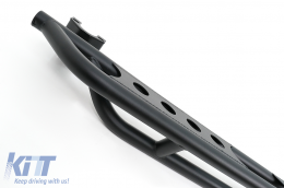 Marchepieds latérales Barres Nerf pour Jeep Wrangler JL 2018+ 4 portes Iron Look-image-6079024