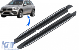 Marchepieds Marches latérales convient pour Mercedes GLE W167 2019+-image-6081572