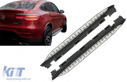 Marchepieds Marches latérales Pour Mercedes Classe GLC X253 2015+ GLC Coupé C253 2016+-image-6090567