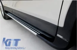 Marchepieds Marches latérales pour Toyota RAV4 XA40 2013-2018 Blanc poussiéreux-image-5990651