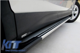 Marchepieds Marches latérales pour Toyota RAV4 XA40 2013-2018 Blanc poussiéreux-image-5990652