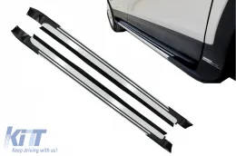 Marchepieds Marches latérales pour Toyota RAV4 XA40 2013-2018 Blanc poussiéreux-image-6069626
