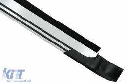 Marchepieds Marches latérales pour Toyota RAV4 XA40 2013-2018 Blanc poussiéreux-image-6080652