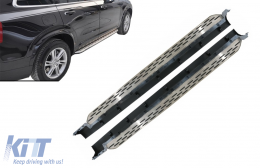 Marchepieds Marches latérales pour VOLVO XC90 SPA 2015+ Finition Aluminium-image-6070402