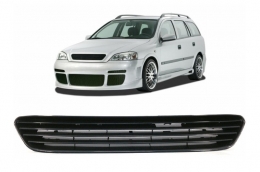 image-24-Márkajelzés nélküli első középső hűtőrács Opel Astra G (1998-2005)