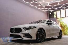 Máska gia Mercedes A Class W177 V177 04.2018-2022 Hatchback Sedan GTR Look-image-6106856