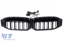 Máskes me LED gia BMW 3 G20 G21 LCI 2023-2025 Sport Black Fotizómenes-image-6114377