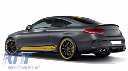 
Matrica csomag, oldal, motorháztető, visszapillantó matricák, matt sárga, Mercedes C205 A205 14+ modellekhez-image-6063329