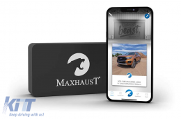 MaxhausT Version 4 Active Sound exhaust system sound simulator kit with High Speaker, Deep Speaker, and Bridge module-image-6211523