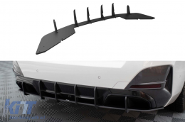 Maxton Design add-on for diffuser suitable for BMW i4 G26 with M package after 2021, matte black - ABBMSX6008537