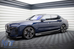 Maxton Design add-ons suitable for BMW 7 Series G70 with M package after 2022, black lacquer-image-6236238