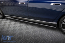 Maxton Design add-ons suitable for BMW 7 Series G70 with M package after 2022, black lacquer-image-6236240