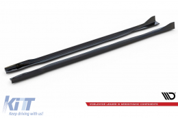 Maxton Design add-ons suitable for BMW X7 G07 with M package after 2022, black lacquer-image-6236435