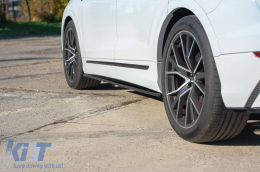 Maxton Design additives suitable for Audi Q8 S-Line side skirts after 2018, black lacquer-image-6140421