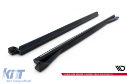 Maxton Design additives suitable for Audi RSQ8 side skirts after 2023, black lacquer-image-6235883