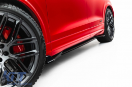 Maxton Design additives suitable for Audi RSQ8 side skirts after 2023, black lacquer-image-6235886