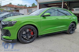 Maxton Design additives suitable for Audi RSQ8 side skirts after 2023, black lacquer-image-6235888
