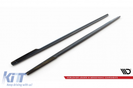 Maxton Design additives suitable for BMW 7 Series G12 with M package long wheelbase after 2015, black lacquer-image-6236231