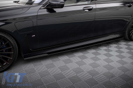 Maxton Design additives suitable for BMW 7 Series G12 with M package long wheelbase after 2015, black lacquer-image-6236233