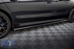 Maxton Design additives suitable for BMW 7 Series M-Pack, M760E G70 after 2022, black lacquer-image-6236246