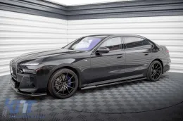 Maxton Design additives suitable for BMW 7 Series M-Pack, M760E G70 after 2022, black lacquer-image-6236248