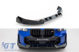 Maxton Design carbon spoiler suitable for front bumper of BMW X5 G05 with M package after 2023 - ABBMSX6008661
