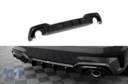 Maxton Design diffuser suitable for rear bumper of BMW 3 Series G20 sedan, G21 touring with M package 2018-2022, black lacquer, suitable for vehicles with towbar - ABRBDB6020594