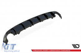Maxton Design Diffusor geeignet für die Standard-Heckstoßstange der BMW 3er Reihe G20 Limousine, G21 Touring nach 2018, schwarz lackiert-image-6143399