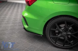 Maxton Design hátsó lökhárító oldalsó toldat Audi RS3 sedan (2020-tól) RS hátsó lökhárítóhoz, matt fekete-image-6235771