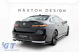 Maxton Design Heckfenster-Spoiler geeignet für BMW 7er Serie M-Pack, M760E G70 2022+, glänzend schwarz-image-6143910