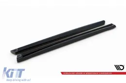Maxton Design küszöb spoiler diffúzor Audi SQ8, Q8 S-Line 2018-2023, fényes fekete-image-6235942