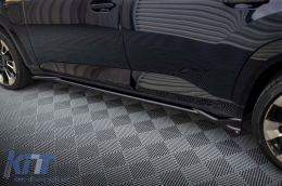 Maxton Design küszöb spoilerek BMW XM G09 2022-től, fekete lakk-image-6236467