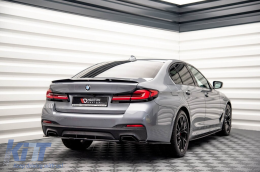 image-68-Maxton Design M-Technik type spoiler suitable for BMW 5 Series G30 after 2020, black lacquer
