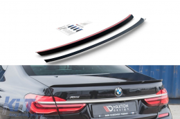 Maxton Design M-Technik type spoiler suitable for BMW 7 Series G11 trunk 2015-2018, black lacquer - ABSB6020611