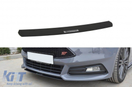 image-19-Maxton Design Racing Type 3 Spoiler suitable for front ST bumper on Ford Focus 2015-2018, matte black