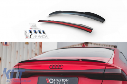 Maxton Design S-Line type spoiler suitable for Audi A7 C8 trunk after 2017, black lacquer - ABAUSX6008163