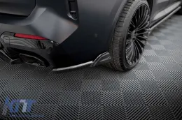 Maxton Design Seitenerweiterungen geeignet für Heckstoßstange des BMW X3 mit M-Paket G01 nach 2021, schwarz lackiert-image-6144047